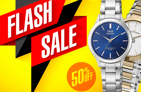 Flash sale đặc biệt – Đồng hồ chính hãng 100% giảm ngay 40% Không thể không mua
