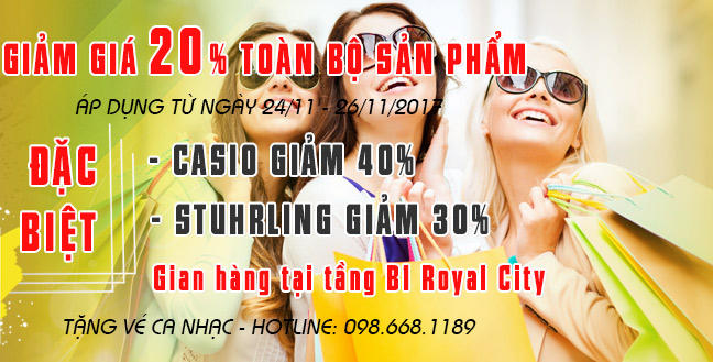 BIG SALE 40% NHÂN DỊP BLACK FRIDAY CHỈ CÓ TẠI ĐĂNG QUANG WATCH