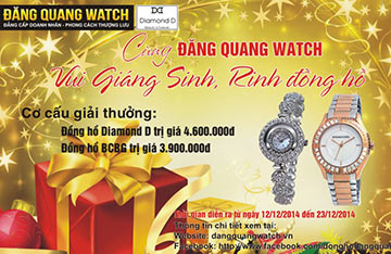 Cùng Đăng Quang Watch - Vui Giáng Sinh, Rinh đồng hồ - Tin tức | Đăng Quang Watch