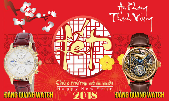 Thư cảm ơn và Chúc tết khách hàng Xuân Mậu Tuất 2018 - Đăng Quang Watch - Tin tổng hợp | Đăng Quang Watch