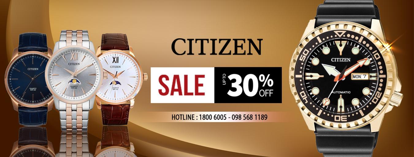 Đăng Quang Watch giảm ngay 30% bộ sưu tập đồng hồ Citizen chính hãng mới nhất 2020