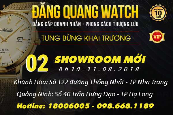 Tưng bừng khai trương cơ sở mới cùng nhiều ưu đãi từ Đăng Quang Watch