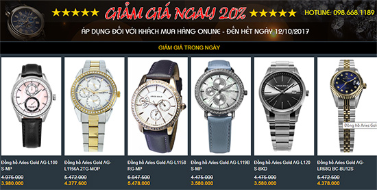 Đăng Quang Watch giảm giá đặc biệt chào mừng ngày Phụ Nữ Việt Nam 20/10 với 18 mẫu đồng hồ nữ hot nhất.
