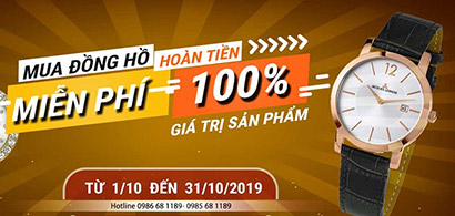 Nhận ngay 20 triệu đồng tiền mặt với chương trình "Hoàn tiền 100% giá trị hóa đơn mua hàng" tại Đăng Quang Watch - Tin tổng hợp | Đăng Quang Watch