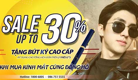 Sale Up To 30% - Tặng Ngay Bút Ký Cao Cấp