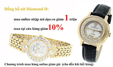 (Black Friday) Giảm giá sốc 1 triệu (50%) khi mua Diamond D online tại www.Dangquangwatch.vn - Tin tức | Đăng Quang Watch