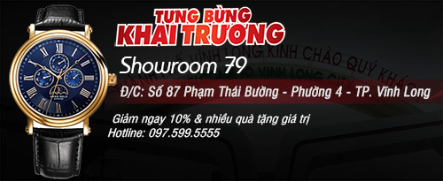 Khai trương tại Vĩnh Long - Đăng Quang Watch chào đón showroom 79 - Tin tức | Đăng Quang Watch