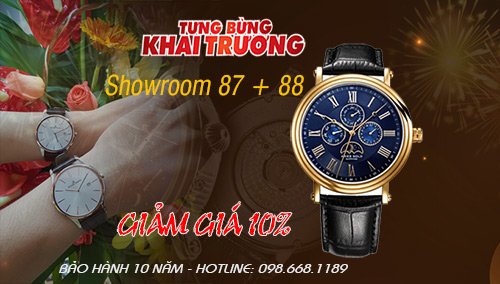 Đăng Quang Watch Sóc Trăng - Đồng Tháp tưng bừng khai trương giảm giá 10%