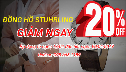 Đồng hồ Stuhrling, Casio GIẢM ngay 20% trong tuần lễ duy nhất - Tin tức | Đăng Quang Watch
