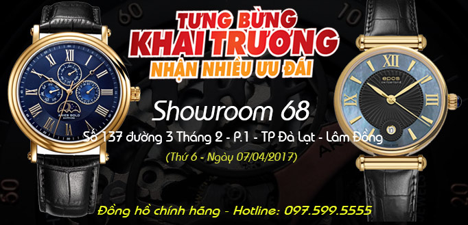 Đồng hồ chính hãng - Đăng Quang Watch khai trương cửa hàng 68 tại Lâm Đồng - Tin tức | Đăng Quang Watch