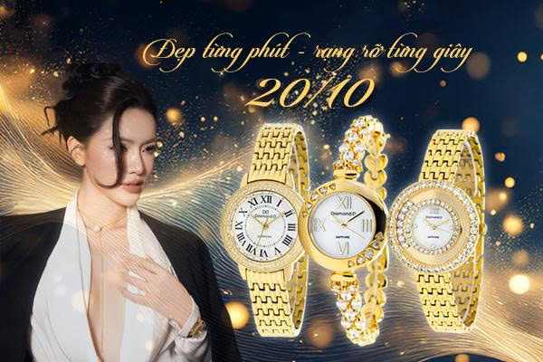 20/10 – Khi phụ nữ làm chủ thời gian: Đồng hồ Đăng Quang Watch, món quà vĩnh cửu dành tặng phái đẹp