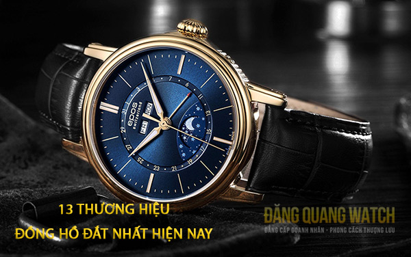 Điểm mặt 13 thương hiệu đồng hồ đeo tay đắt nhất hiện nay