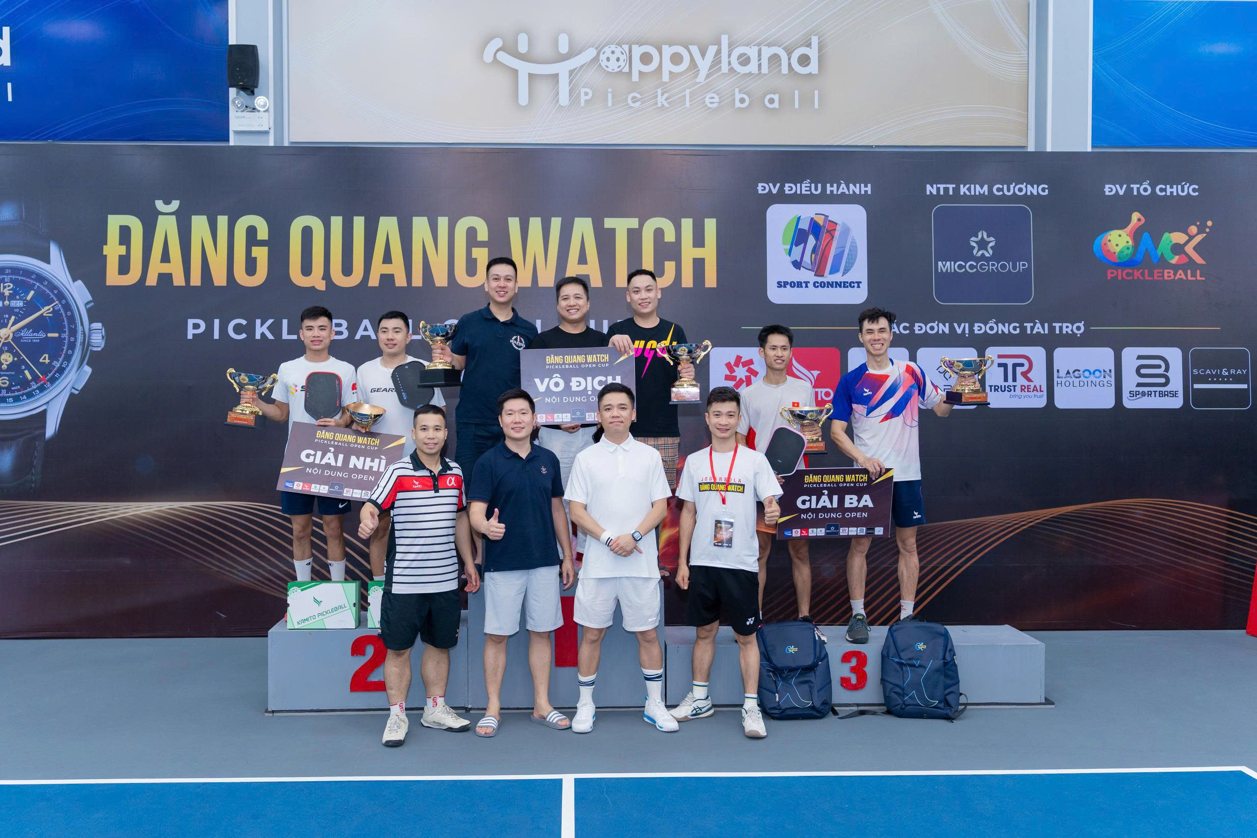 Sôi động và bùng nổ tại Đăng Quang Watch Pickleball Open Cup 2025