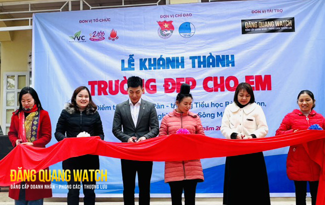 LỄ KHÁNH THÀNH TRƯỜNG ĐẸP CHO EM CÙNG ĐĂNG QUANG WATCH