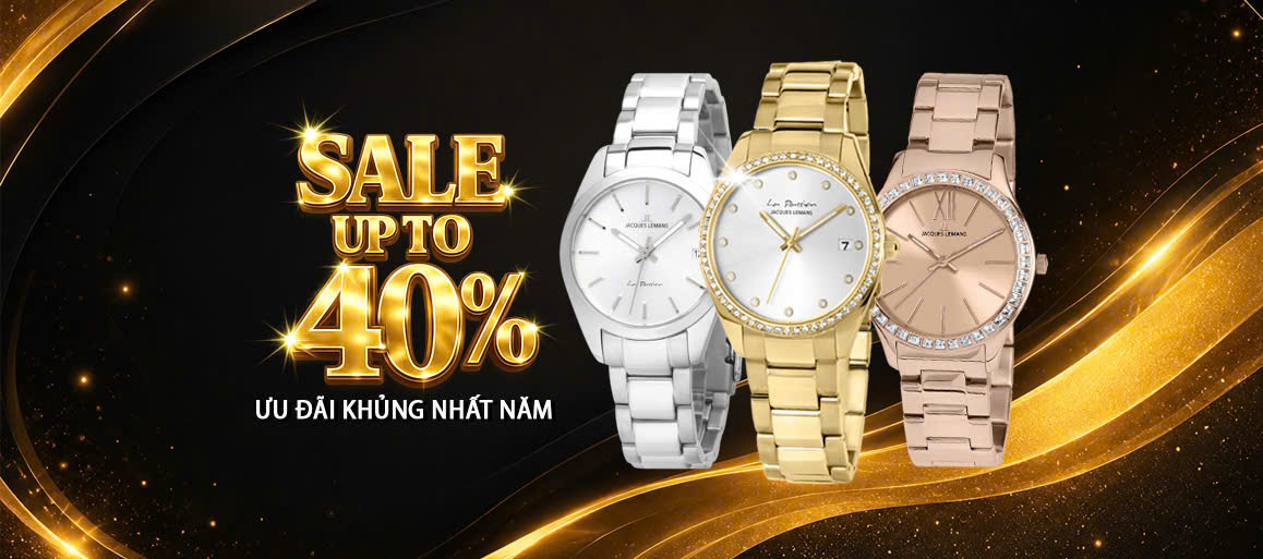 Đồng hồ chính hãng tại Đăng Quang ưu đãi lên tới 40%, đa dạng lựa chọn cho cả nam và nữ