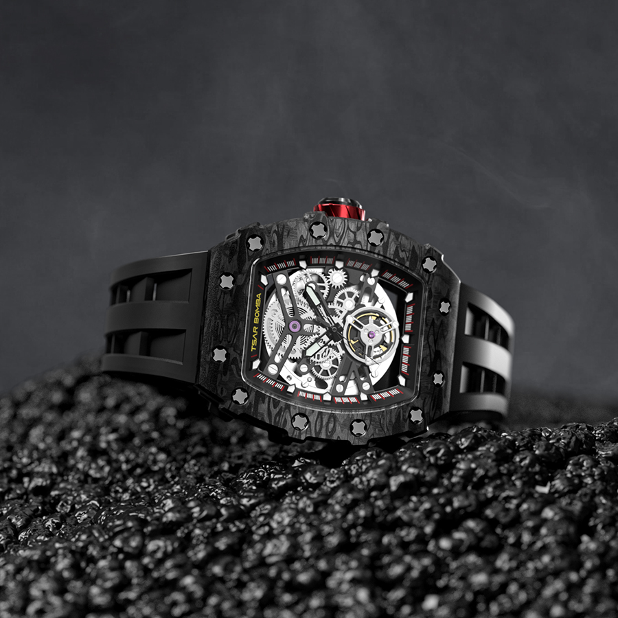 Đồng hồ Tsar Bomba TB8208CF-08 Carbon