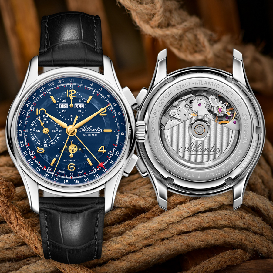 Đồng hồ Atlantic Swiss AT-52851.41.55G Limited