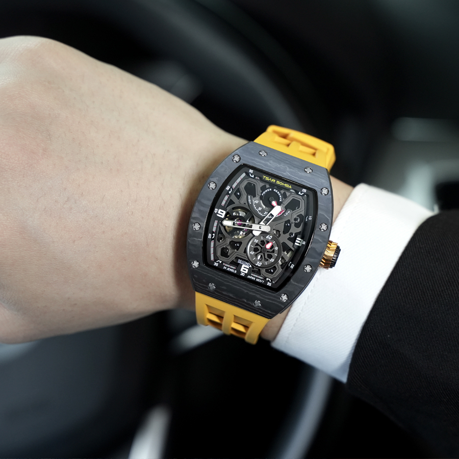 Đồng hồ Tsar Bomba TB8212CF-03 Full carbon + ceramic