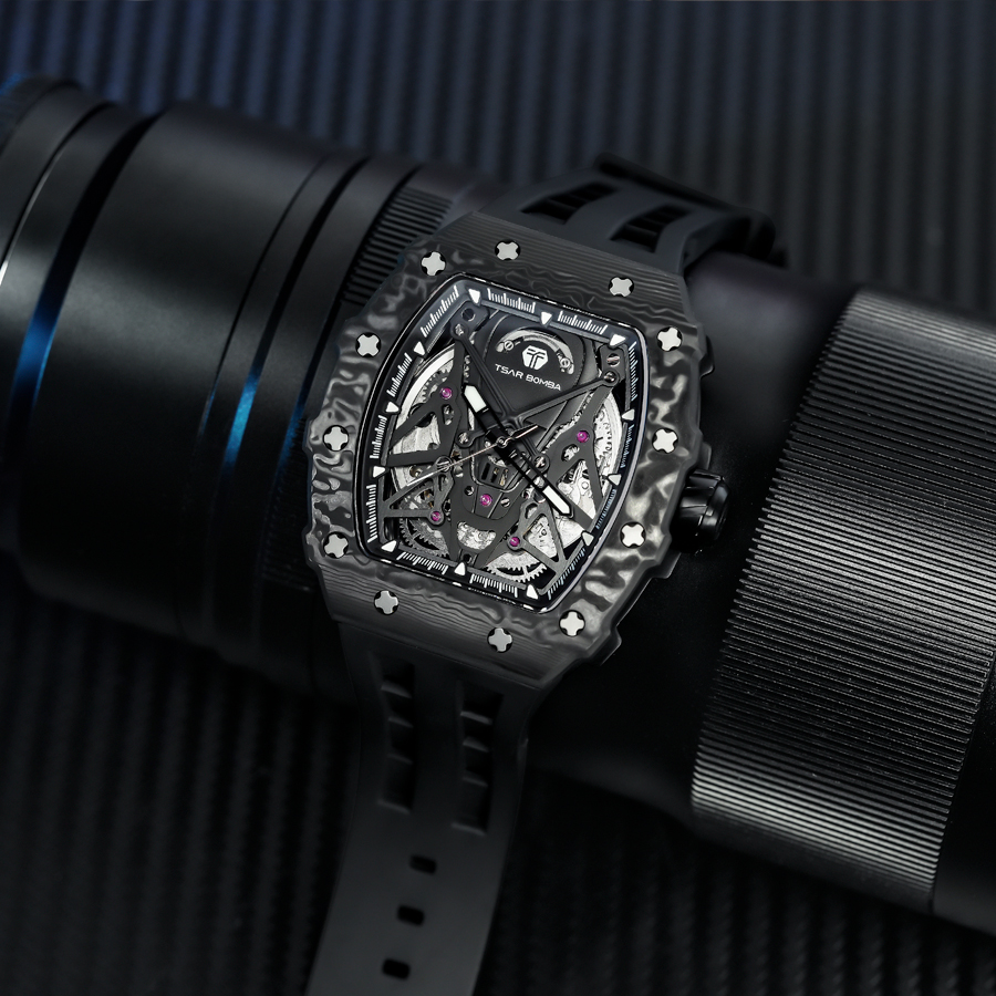 Đồng hồ Tsar Bomba TB8207CF-01 Carbon