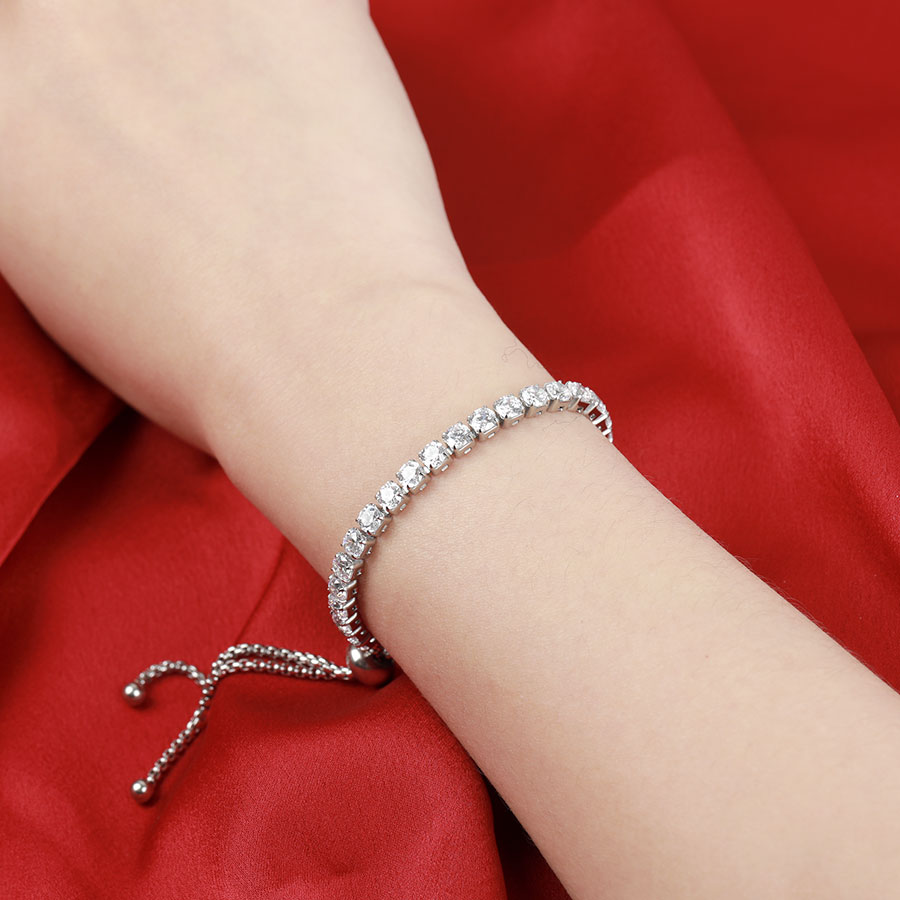 Vòng tay cao cấp Diamond D DM-BR001W