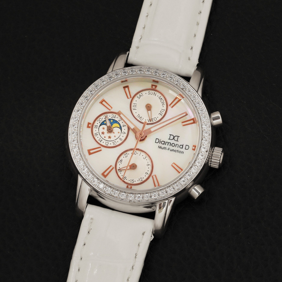 Đồng hồ Diamond D DM64205W-W