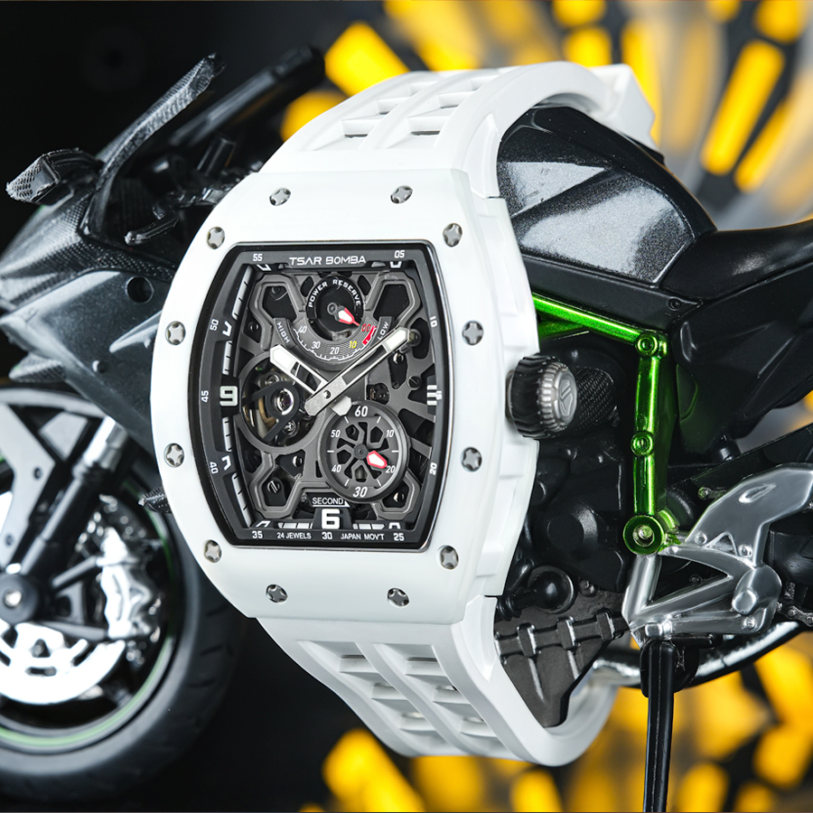 Đồng hồ Tsar Bomba TB8212C-01 Full ceramic