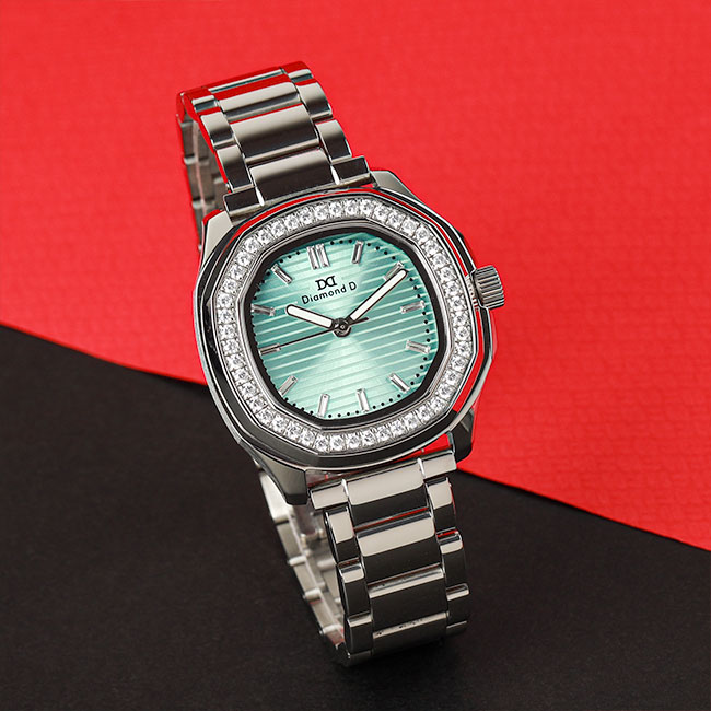 Đồng hồ Diamond D DM1003S-BL Tiffany Blue