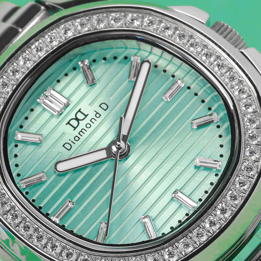 Đồng hồ Diamond D DM1003S-BL Tiffany Blue