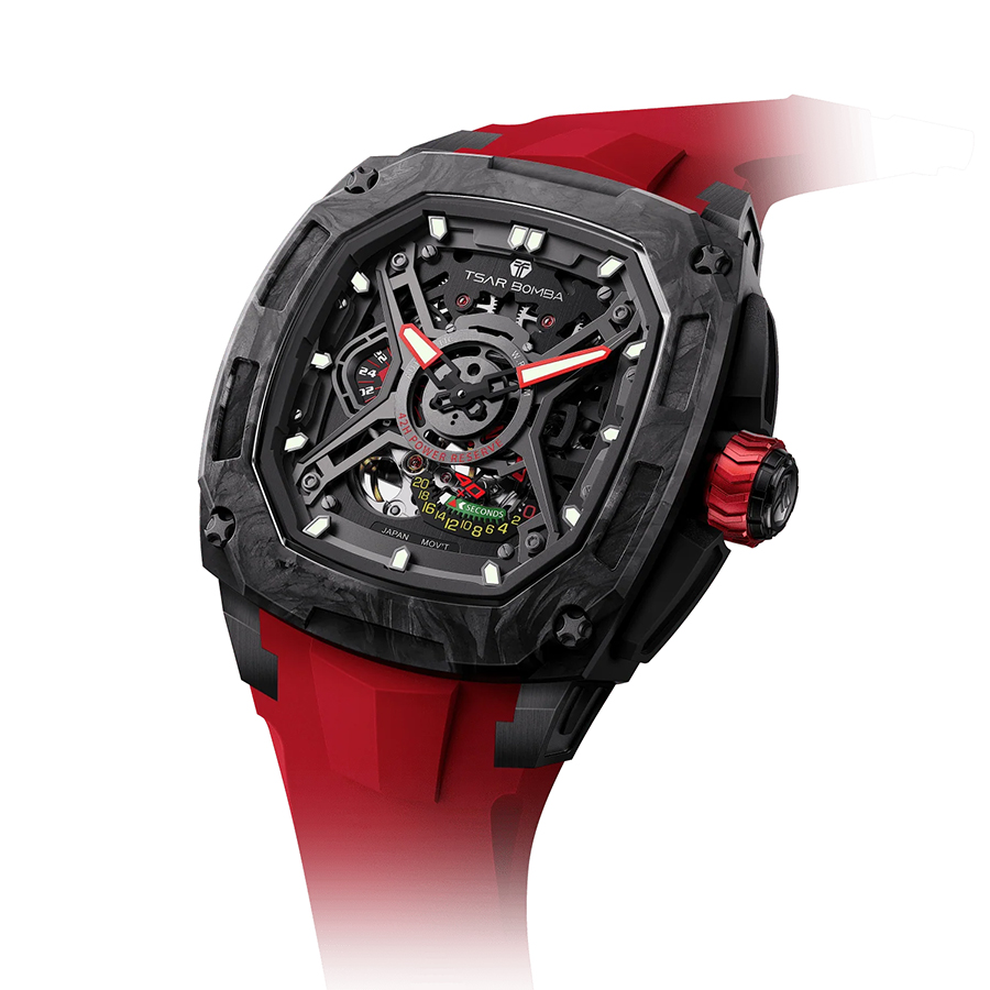 Đồng hồ Tsar Bomba TB8605-01 Carbon 