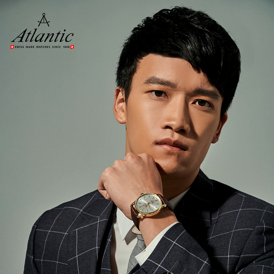 Đồng hồ Atlantic Swiss AT-95743.65.21 vàng nguyên khối