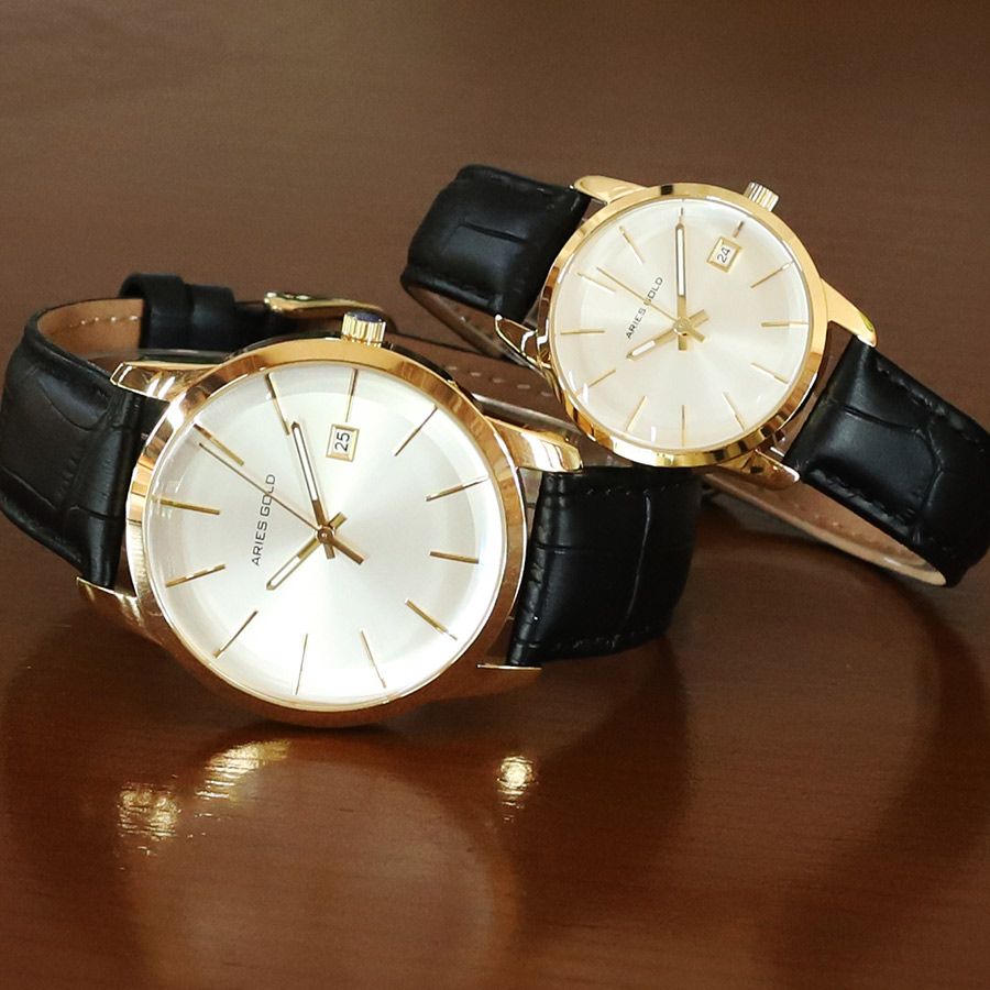 Đồng hồ Aries Gold AG-G639M G-GOLD + AG-L639F G-GOLD