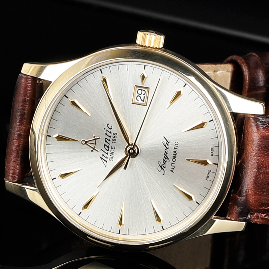 Đồng hồ Atlantic Swiss AT-95743.65.21 vàng nguyên khối
