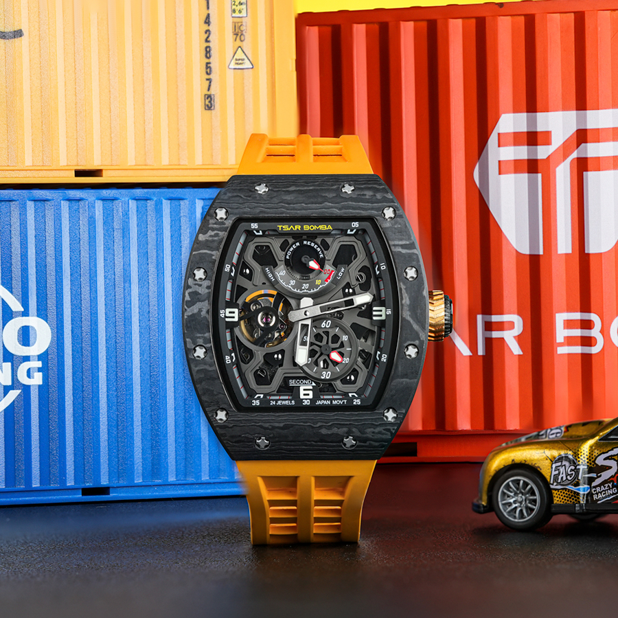 Đồng hồ Tsar Bomba TB8212CF-03 Full carbon + ceramic