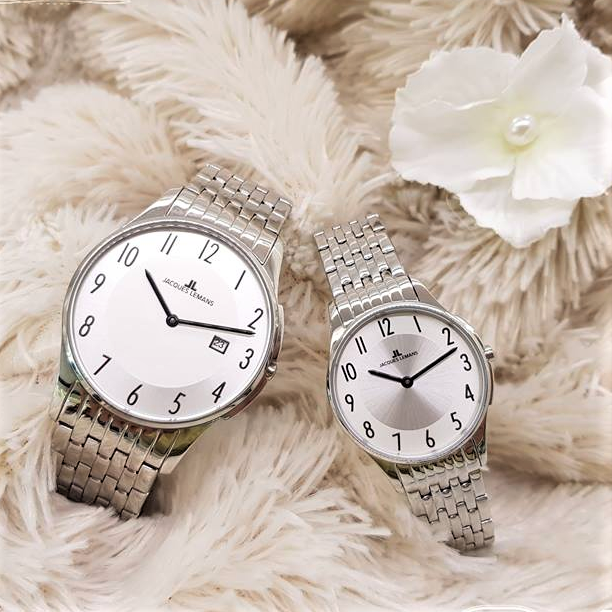 Đồng hồ Jacques Lemans JL-1-1852B+JL-1-1853B