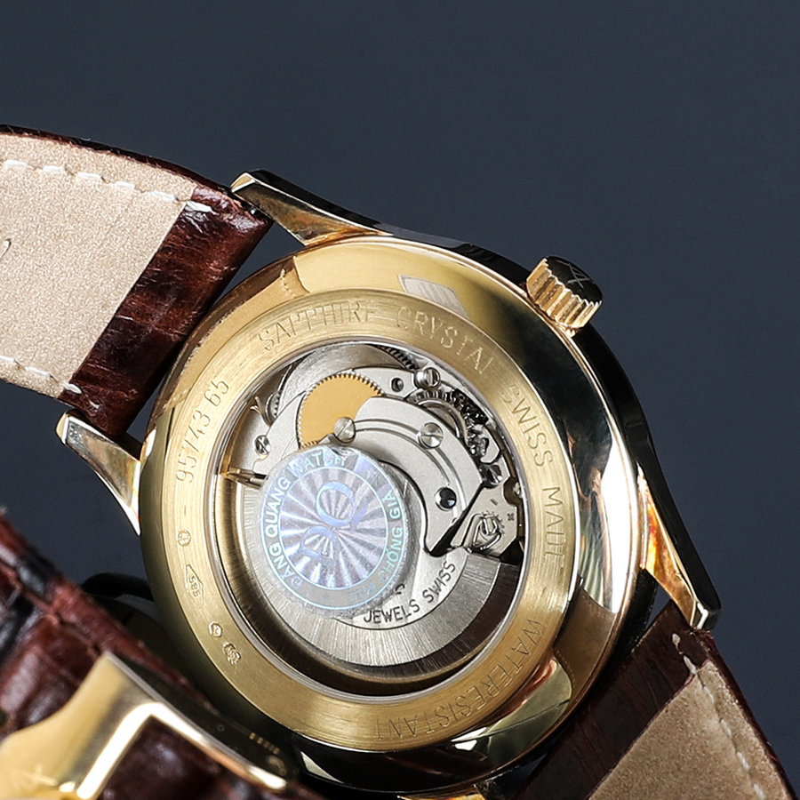 Đồng hồ Atlantic Swiss AT-95743.65.21 vàng nguyên khối