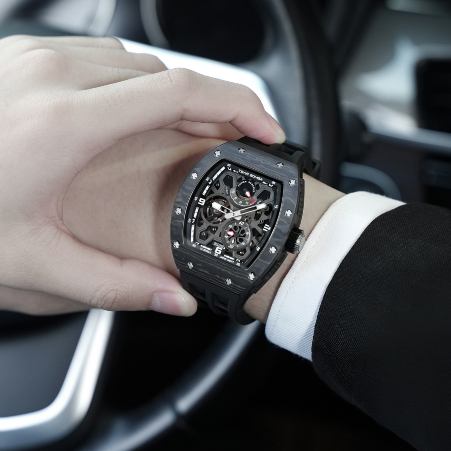 Đồng hồ Tsar Bomba TB8212CF-04 Full carbon + ceramic