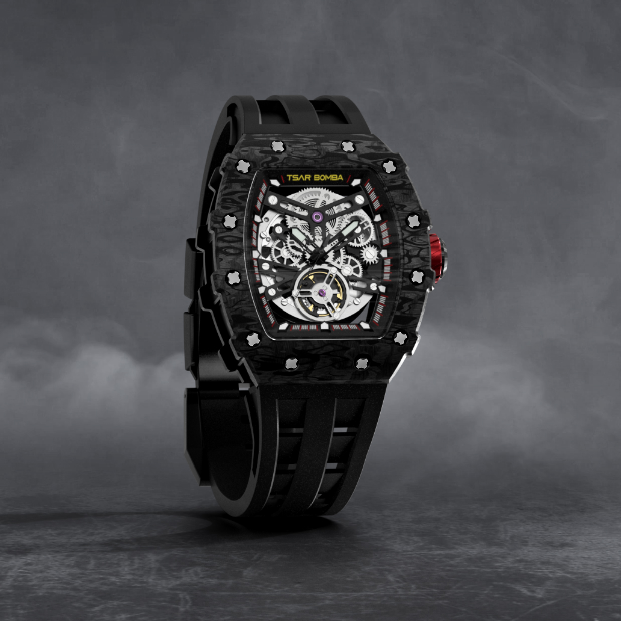 Đồng hồ Tsar Bomba TB8208CF-08 Carbon