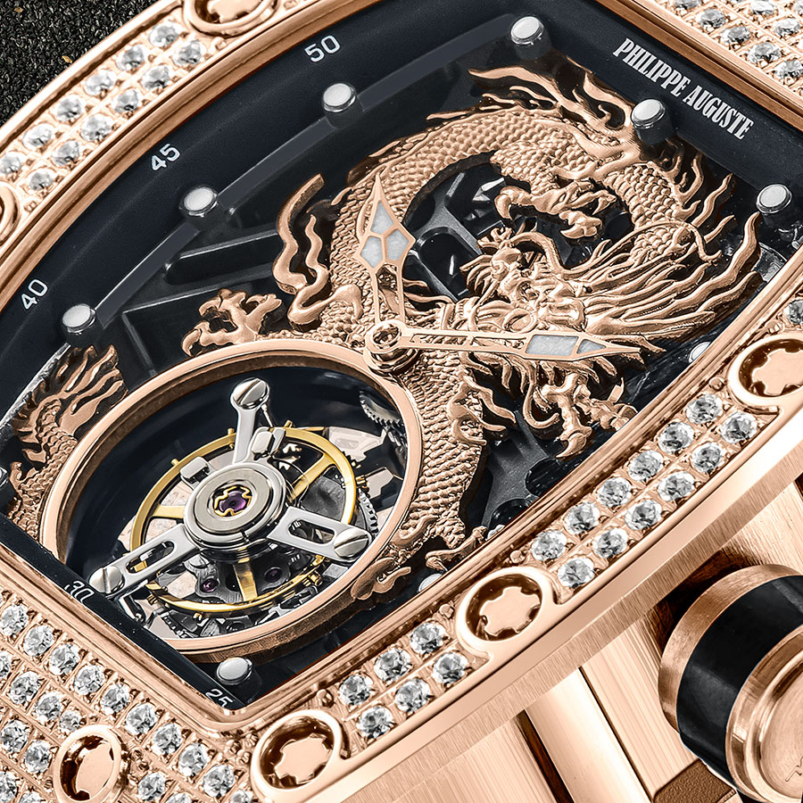 Đồng hồ Philippe Auguste Tourbillon PA8668RG Limited