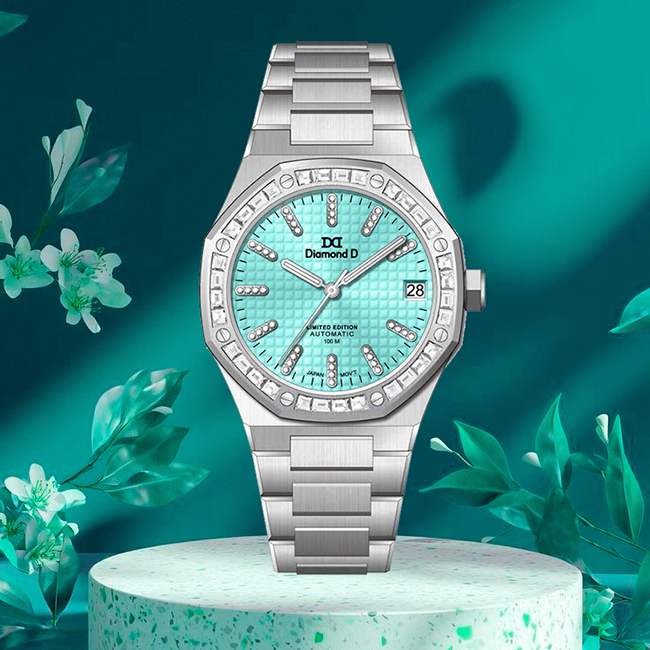 Đồng hồ Diamond D DM2110L-04 Tiffany Blue