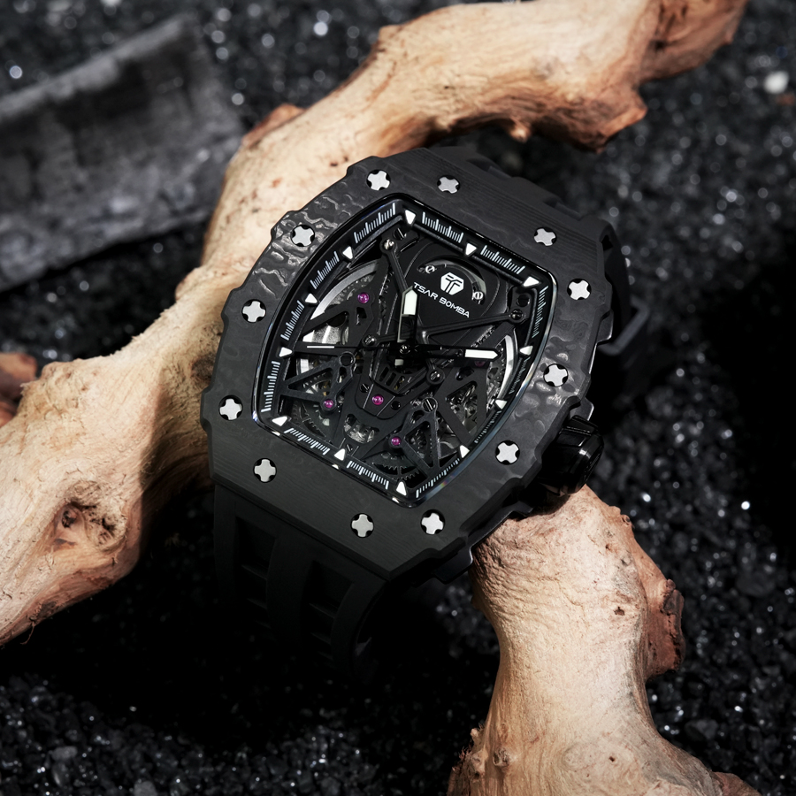 Đồng hồ Tsar Bomba TB8207CF-01 Carbon