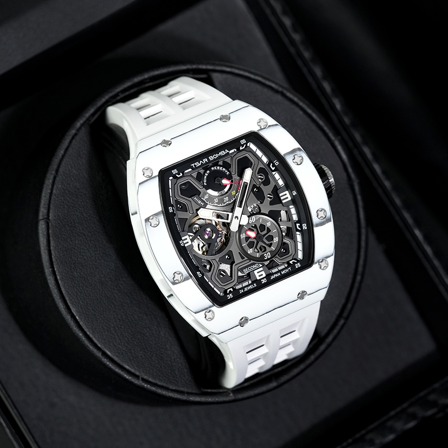 Đồng hồ Tsar Bomba TB8212CF-01 Full Carbon + Ceramic