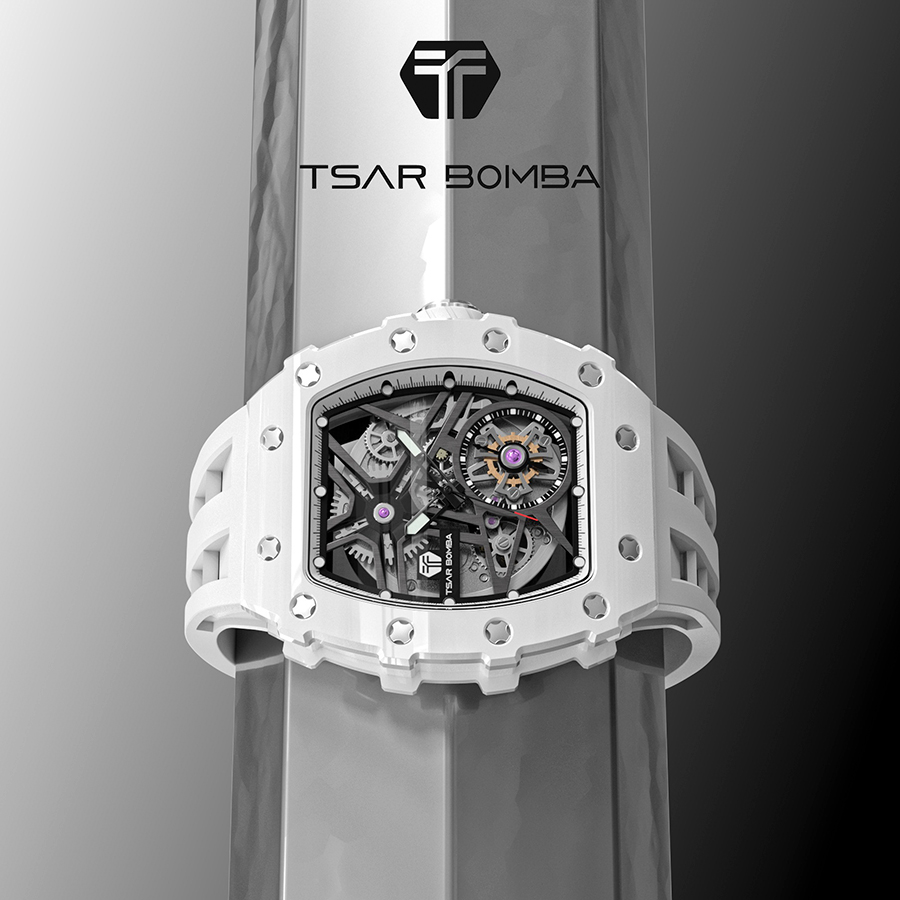 Đồng hồ Tsar Bomba TB8209C-02 Ceramic