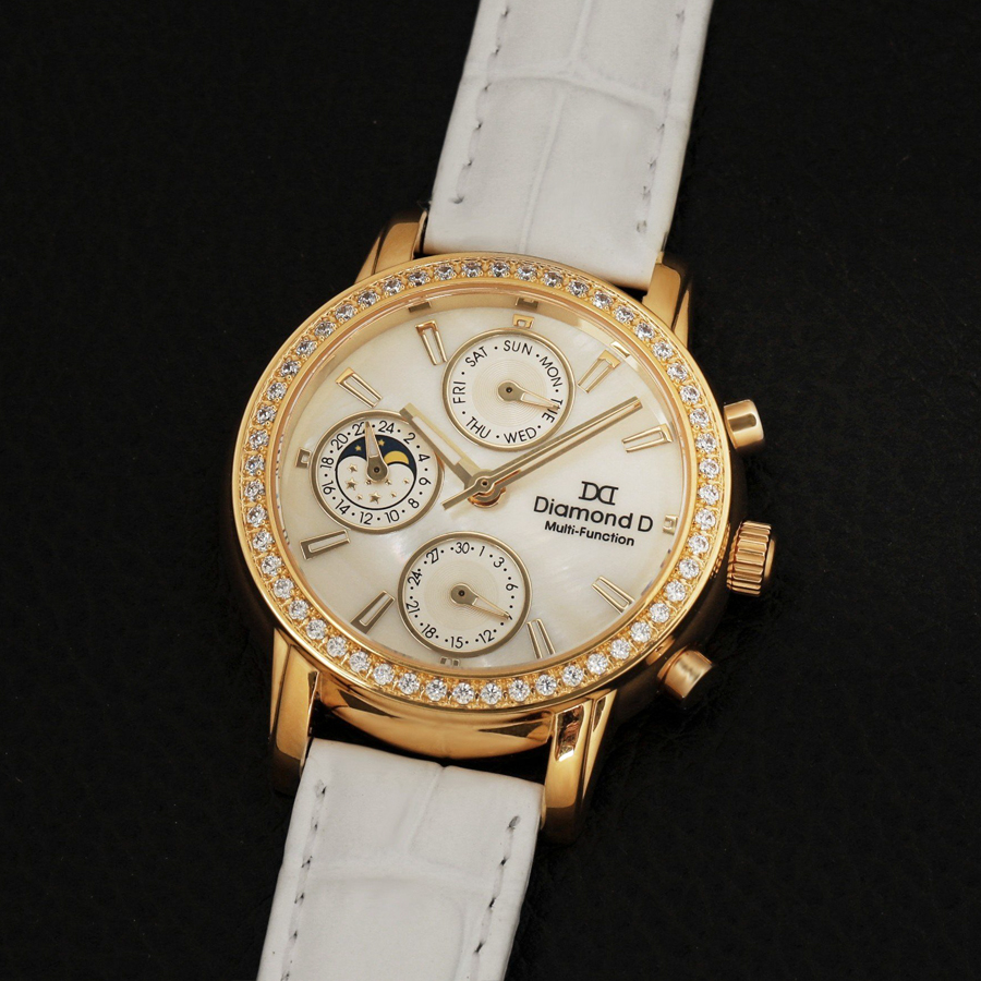 Đồng hồ Diamond D DM64205IG-W