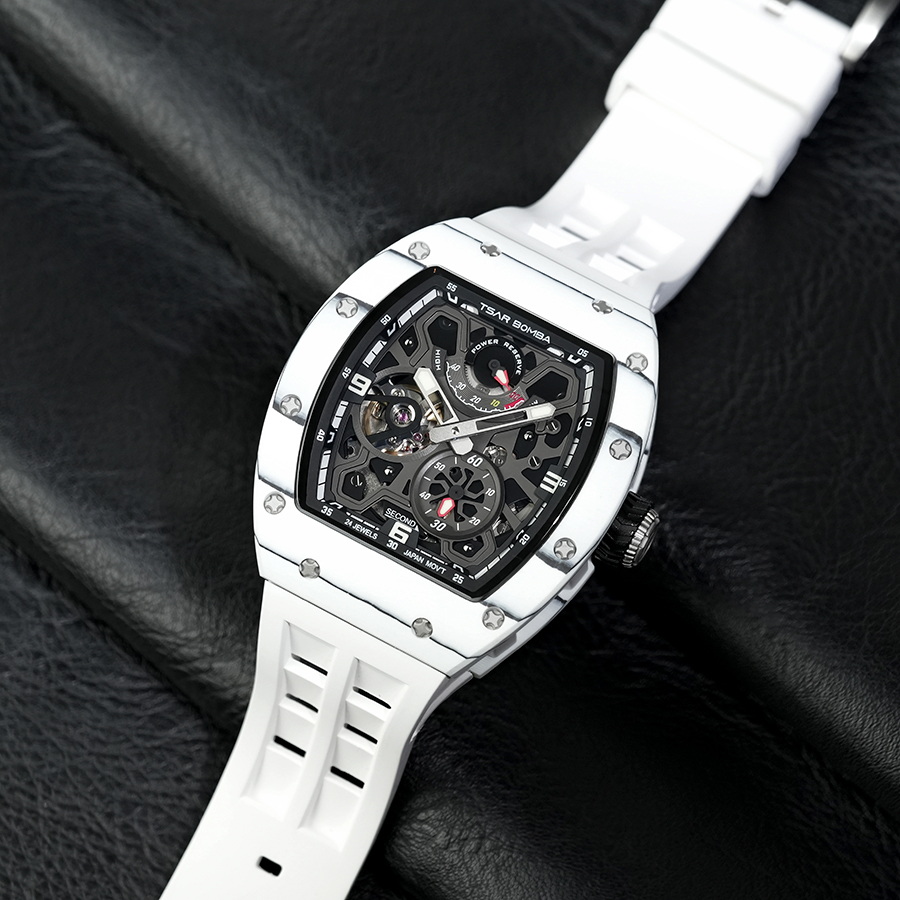 Đồng hồ Tsar Bomba TB8212CF-01 Full Carbon + Ceramic