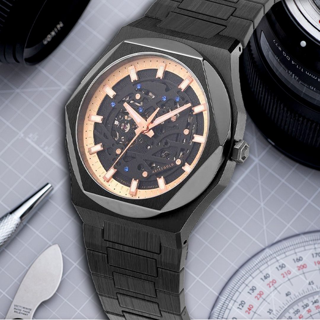 Đồng hồ Aries Gold AG-G9031 BK-BKRG