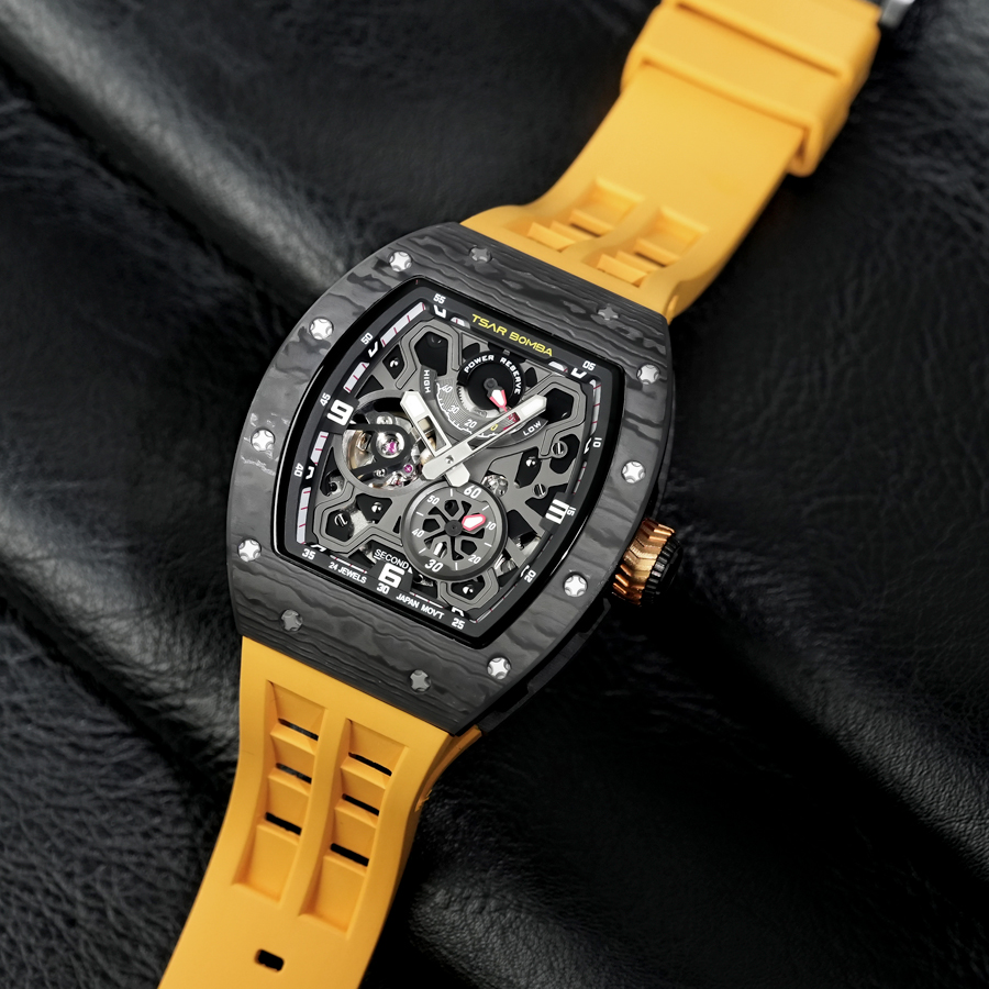 Đồng hồ Tsar Bomba TB8212CF-03 Full carbon + ceramic