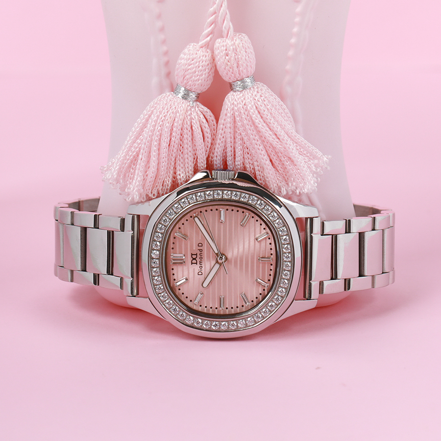 Đồng hồ Diamond D DM1003S-P Baby Pink