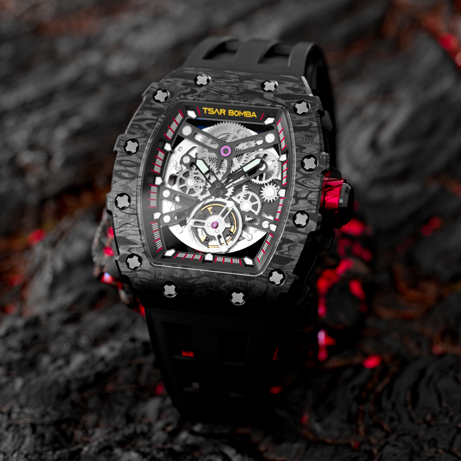 Đồng hồ Tsar Bomba TB8208CF-08 Carbon
