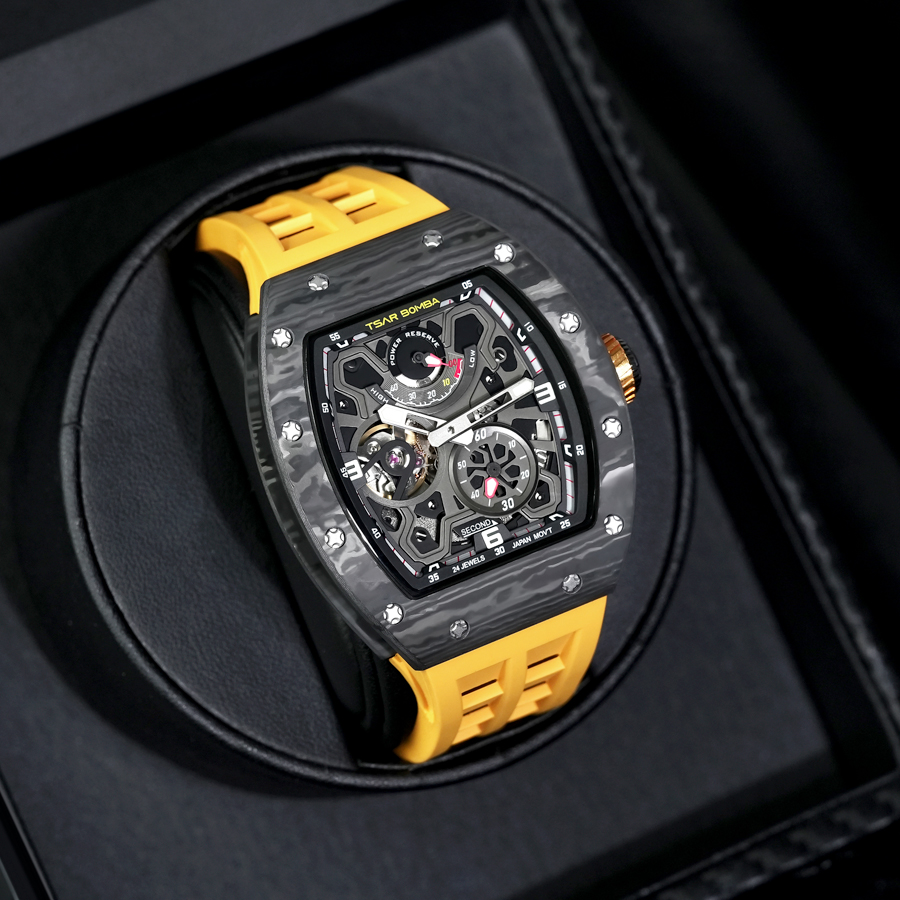 Đồng hồ Tsar Bomba TB8212CF-03 Full carbon + ceramic