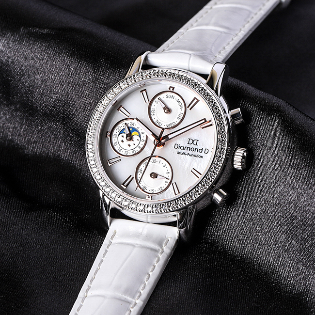 Đồng hồ Diamond D DM64205W-W
